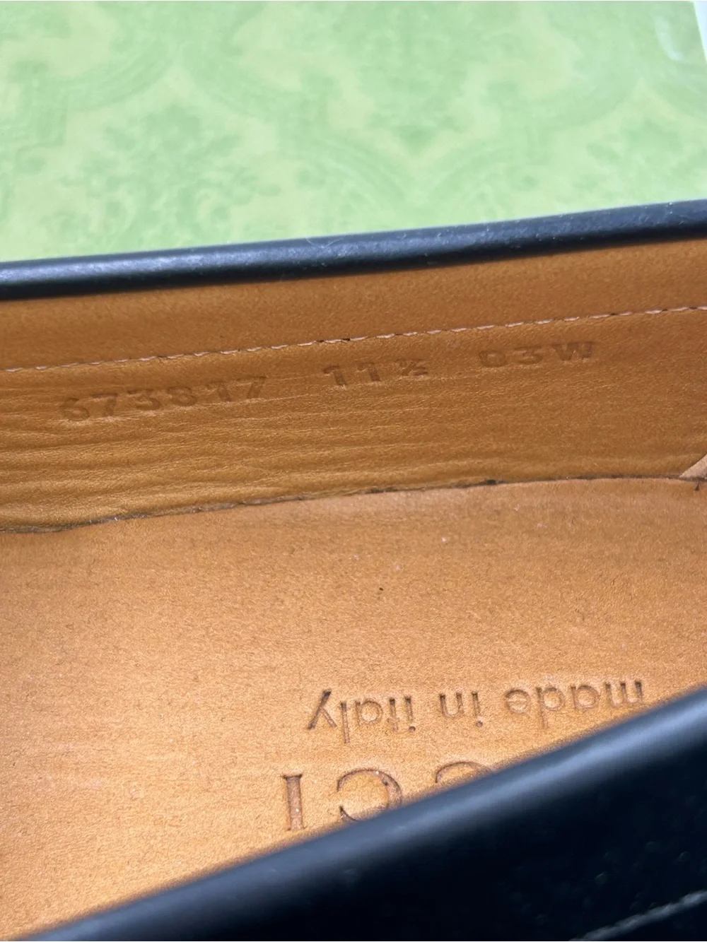 Men's Gucci, GG Supreme tassel loafers size 11.5 fits 12 US made in Italy - Picture 9 of 11